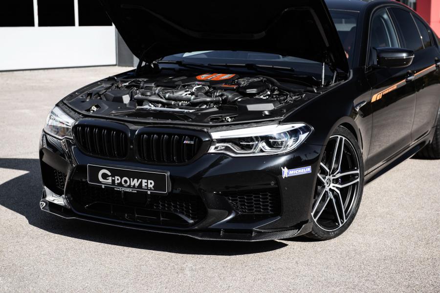 Моторный отсек BMW M5 by G-Power (F90) 2018 года  (фото 13 из 21)